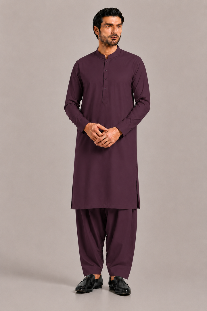 Signature Paper Cotton – Wine Maroon