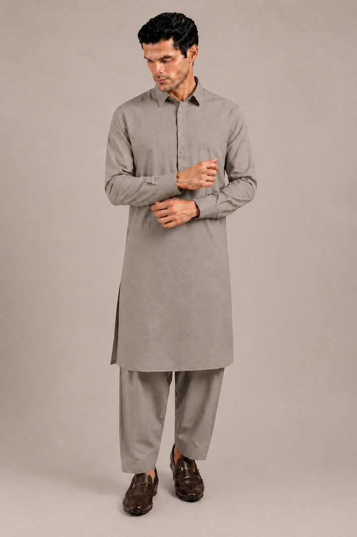Signature Wash & Wear – Warm Grey Beige