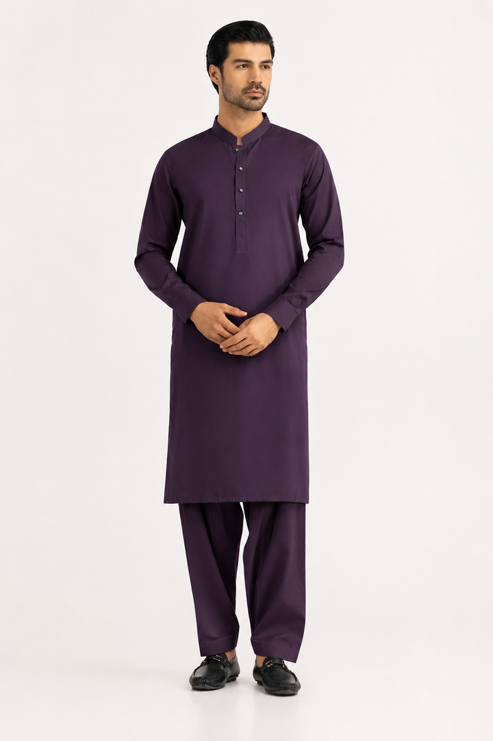 Signature Paper Cotton – Aubergine Purple