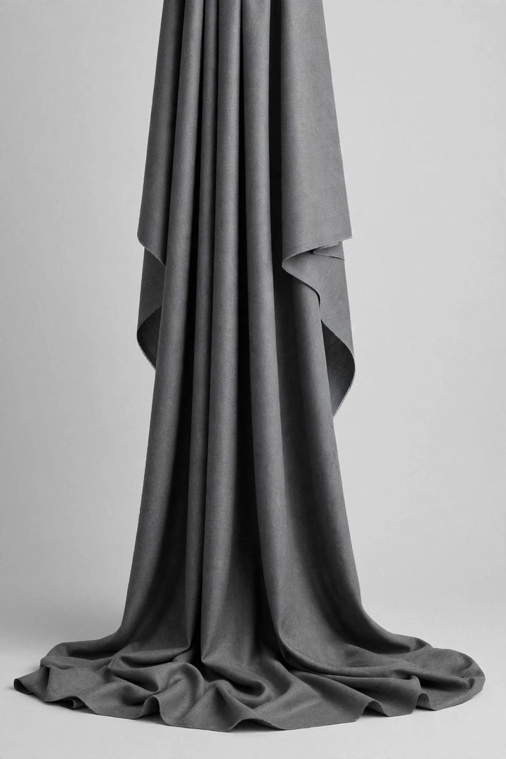Premium Wool Touch Suiting – Charcoal Grey