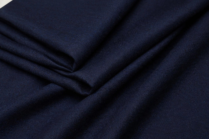 Premium Wool Touch Suiting – Navy Blue